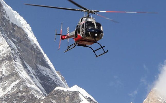 Damodar KunKathmandu Meghauli taj helicopter da Helicopter Tour