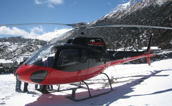 Everest Base Camp helicopter